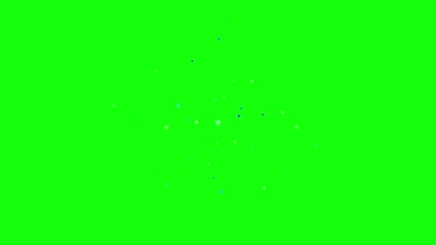 Abstract glowing particle explosion on green screen, digital light burst ba.. Stock Footage 337555604