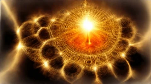 Abstract Glowing Particle Motion Background, Animation Loop Stock Footage 212950521