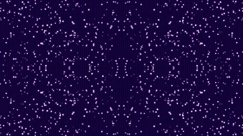 Abstract glowing particle pattern animation on dark emerald background Stock Footage 337658838