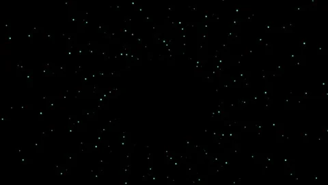 Abstract glowing particles on black background 스톡 동영상 344512411