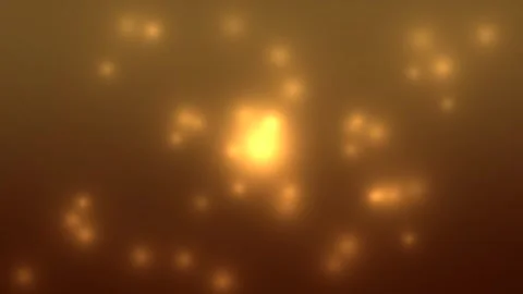 Abstract glowing particles create a warm atmosphere in a Stock Footage 338004438
