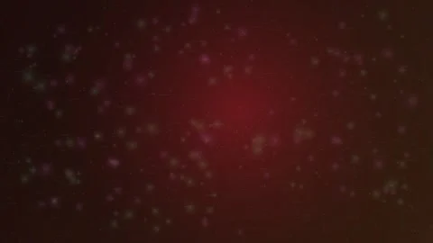 Abstract Glowing Particles on Dark Red Background Stock Footage 326709360