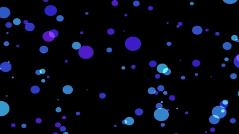 Abstract glowing particles drift gently in dark space with subtle cinematic.. Stock Footage 345602258