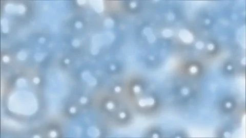 Abstract glowing particles drifting on blue background with soft luminous bokeh Stock Footage 339130629
