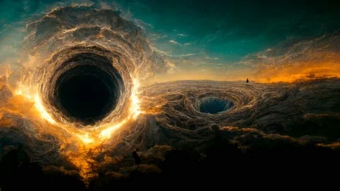 Abstract Glowing particles dynamic shape line background, Animation Loop Stock Footage 208102472