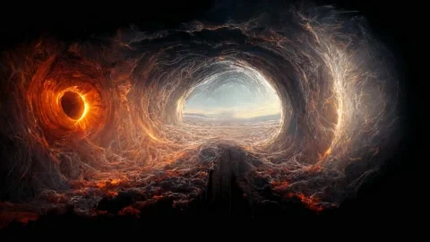 Abstract Glowing particles dynamic shape line background, Animation Loop Stock Footage 208102475