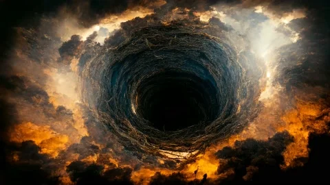 Abstract Glowing particles dynamic shape line background, Animation Loop Stock Footage 208424923