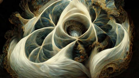 Abstract Glowing particles dynamic shape line background, Animation Loop Stock Footage 217393401