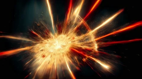 Abstract Glowing particles dynamic shape line background, Animation Loop Stock Footage 218251265