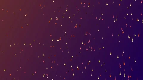 Abstract glowing particles float in deep cosmic space with subtle parallax .. Stock Footage 340045397