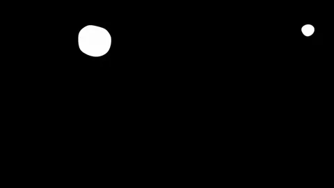 Abstract Glowing Particles Floating in Black Space - 4K Video Video stock 341952118
