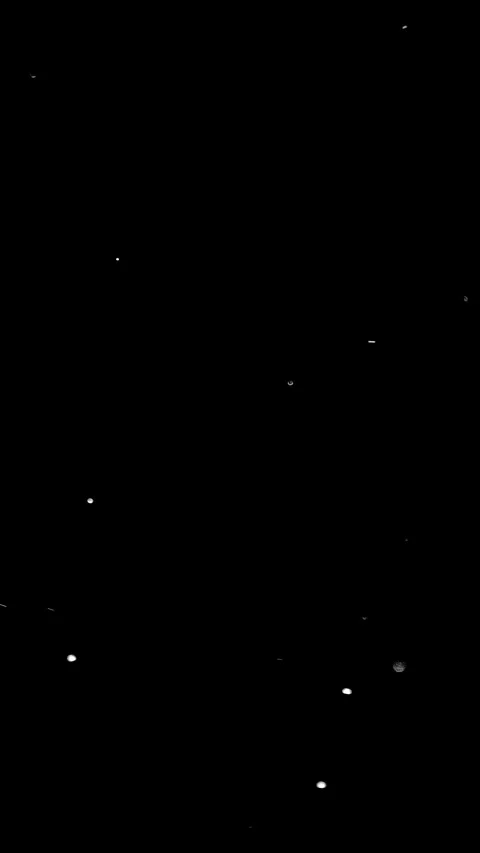 Abstract glowing particles floating black Stock Footage 344999962