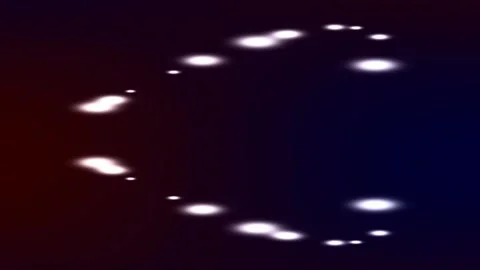 Abstract glowing particles floating in dark space, bokeh effect, cosmic bac.. Stock Footage 331715809