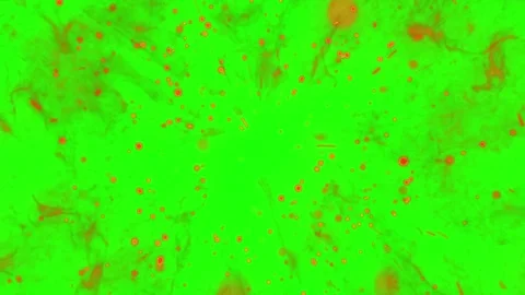 Abstract Glowing Particles Floating Over A Vibrant Green Background With A Video stock 339128614