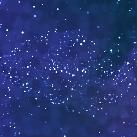 Abstract glowing particles flowing through dark blue background Stock Footage 338049519