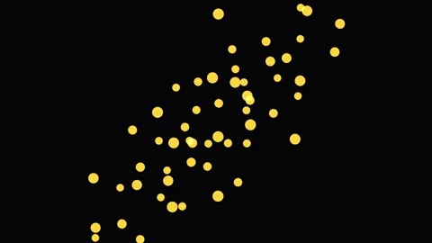 Abstract glowing particles forming dynamic scientific data visualizations a.. Video stock 341696255