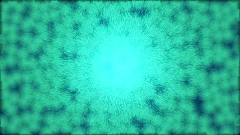 Abstract glowing particles forming a radial pattern in dark background with.. Video stock 341541743