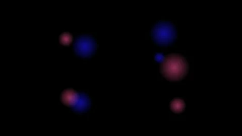 Abstract glowing particles gently moving in dark space with subtle color sh.. Stock Footage 340045392