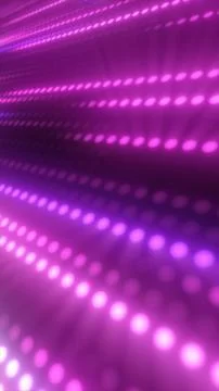 Abstract glowing pink LED light pattern with rows of circular dots, creatin.. Stock Illustration