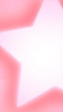 Abstract glowing pink star with soft gradient light and geometric shapes on a Stock Illustration