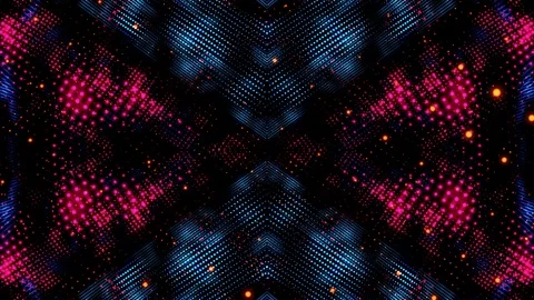 Abstract Glowing Points Background Stock Footage 105862896