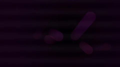 Abstract glowing purple capsules floating in dark space video background. Stock Footage 346338150