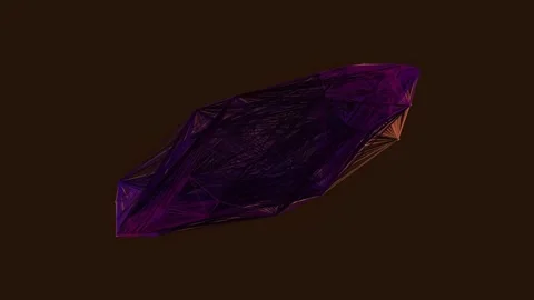 Abstract glowing purple energy wave background for futuristic tech screens Stock Footage 337164406