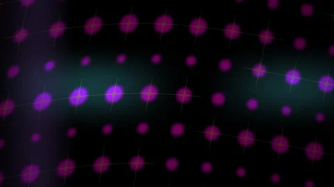 Abstract Glowing Purple Light Nodes Connected in a Futuristic Digital Netwo.. 스톡 동영상 343687527