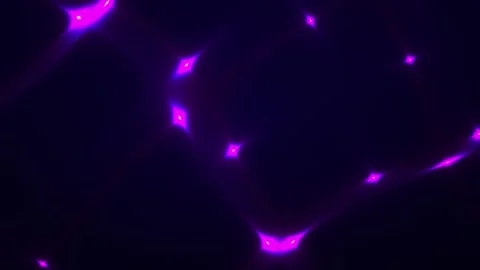 Abstract glowing purple light streaks and electric energy sparks moving on .. Stock Footage 346338380