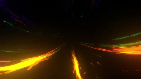 Abstract glowing rays Stockbeeldmateriaal 318030683