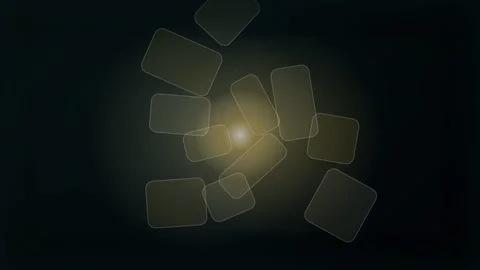 Abstract Glowing Rectangles on Black Background Stock Footage 340596481
