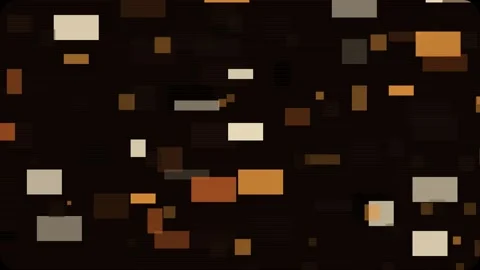 Abstract Glowing Rectangles Moving on Black Background 4K Stock Footage 338328303