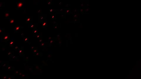 Abstract glowing red dynamic shapes surface. Minimalistic moving rectangles.. Stock Illustration