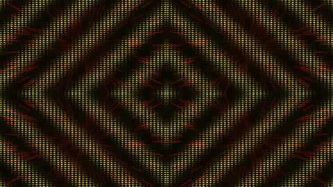 Abstract Glowing Red Geometric Pattern Technology Background Loop Stock Footage 336258532