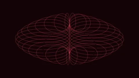 Abstract glowing red interconnected lines network background for technology.. Stock Footage 342523140