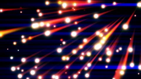 Abstract Glowing Red Particles and Light Streaks Background 스톡 동영상 334325765