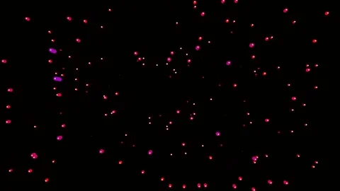 Abstract glowing red particles energy flow background cinematic magic dust .. Stock Footage 340379343