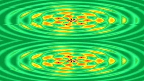 Abstract glowing red wave pattern background animation for vibrant modern v.. Stock Footage 339789351