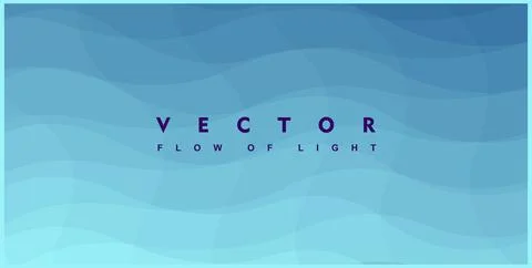 Abstract Glowing sea waves background with dynamic effect. Modern screen design Stock Illustration