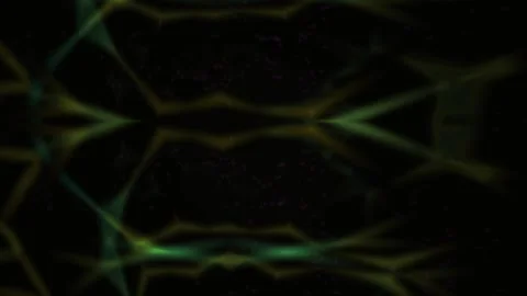 Abstract glowing shapes on black background. Stock Footage 335504620