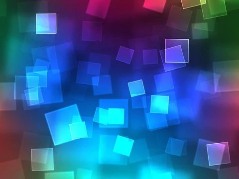 Abstract glowing shapes on a colorful background abstract glowing shapes o... Stock Photos