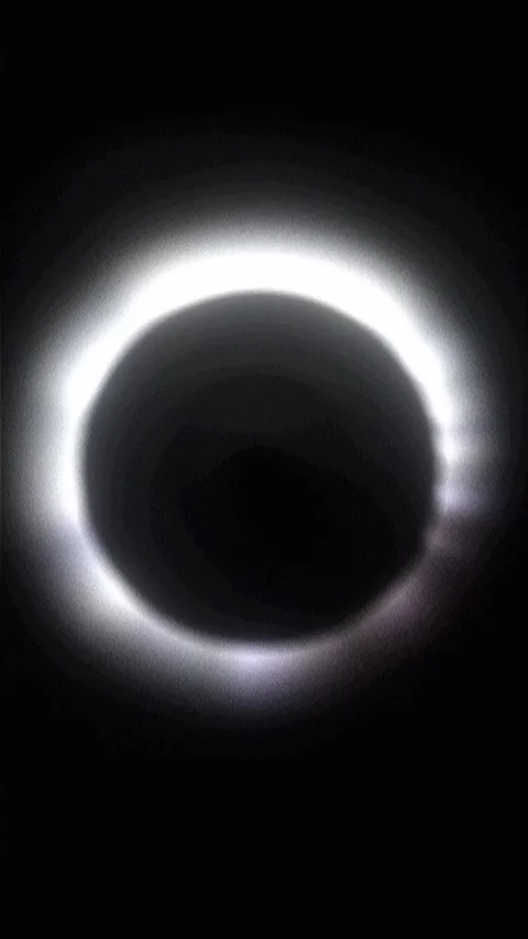 Abstract Glowing Space Halo Loop Stock Footage 340608510