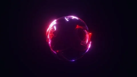 Abstract Glowing Sphere Stock Footage 285448513