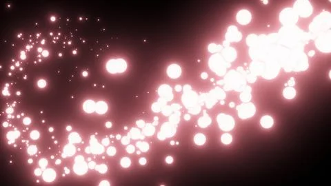 Abstract glowing spheres Stock Illustration