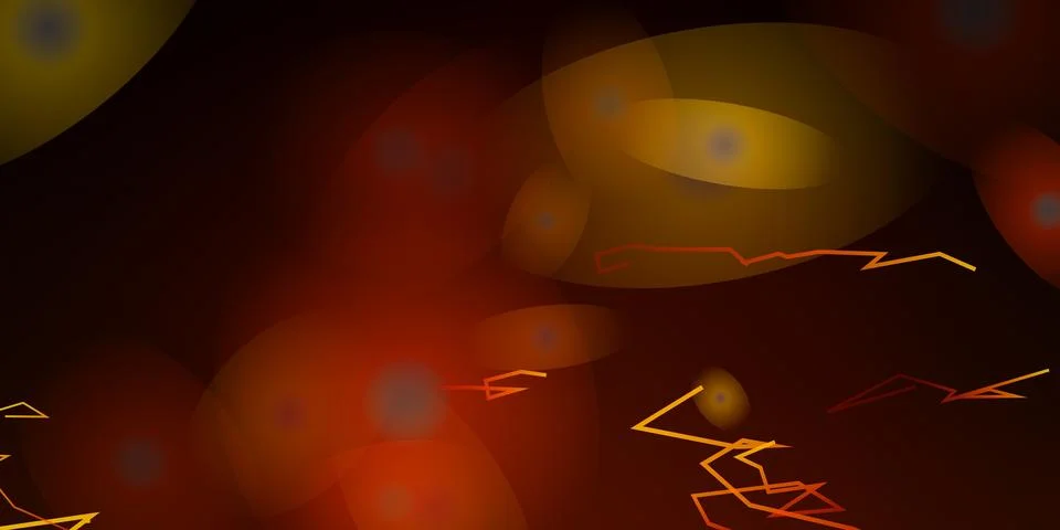 Abstract glowing spider in dark space Stock Illustration