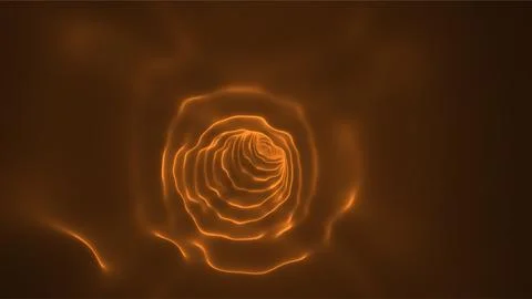 Abstract Glowing Spiral Pattern with Warm Tones. 스톡 일러스트