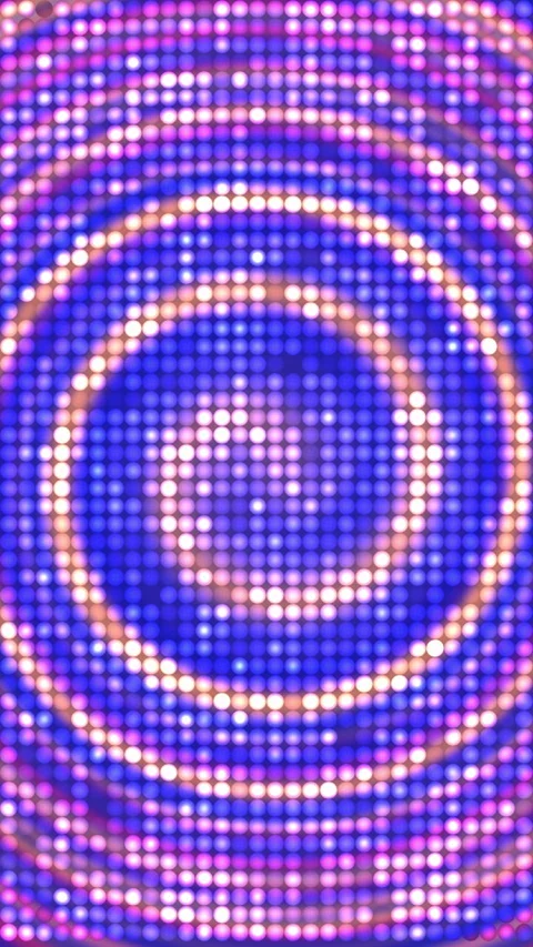 Abstract Glowing Spiral Swirl Pattern of Colorful Dots Stock Footage 339708027