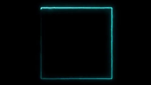 Abstract glowing square border Stock Illustration