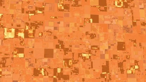 Abstract glowing Squared Tech Background Stock Footage 262406521