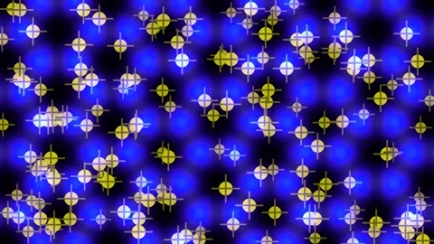 Abstract glowing star pattern background animation Stock Footage 331990395
